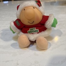 Ziggy Santa Stuffed Doll Plush Santa Suit Jolly Holidays Christmas Toy 1986