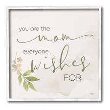 Mom Wishes For Framed Giclee Art by Mollie B.