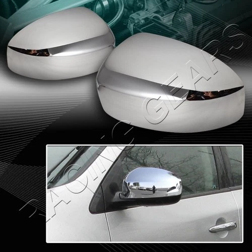CHROME ABS SIDE VIEW MIRROR COVERS CAP FOR 09-15 NISSAN MURANO/13-15 PATHFINDER