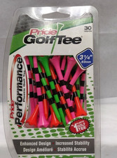 GOLF TEE/Pride PTS /Evolution/ 3 1/4 IN./Striped Tees / 30 Pack - Citris Mix