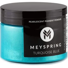 Turquoise Blue Mica Powder - 50g - Epoxy Resin Color Pigment - Teal Mica Powd...