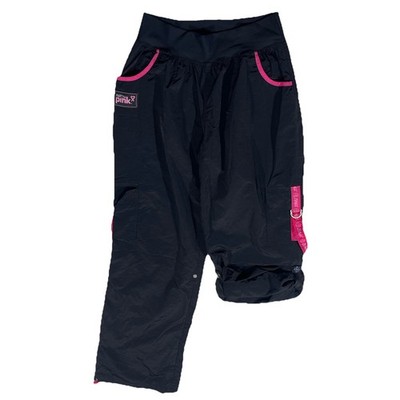 Zumba Womens Party in Pink Samba Cargo Pants Plus Size XXL Black NWT J7Y