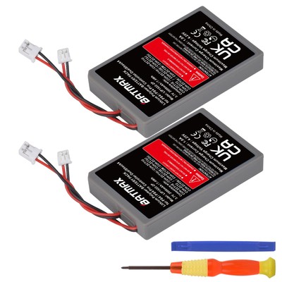 Batmax 2-Pack 3.7V 1200mAh KCR1410 Battery for PS4 Slim/Pro Controller