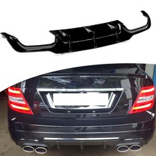 Heckdiffusor Heck Stoßstange Spoiler Für Mercedes W204 C204 C63 AMG 12-15