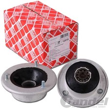 2x FEBI Federbeinlager Domlager VORNE passend für BMW 3er E46 + 5er E39 + X3 E83