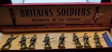 Britains: Boxed Set 1898 - British Infantry Tommy Gunners.  Post War c1950