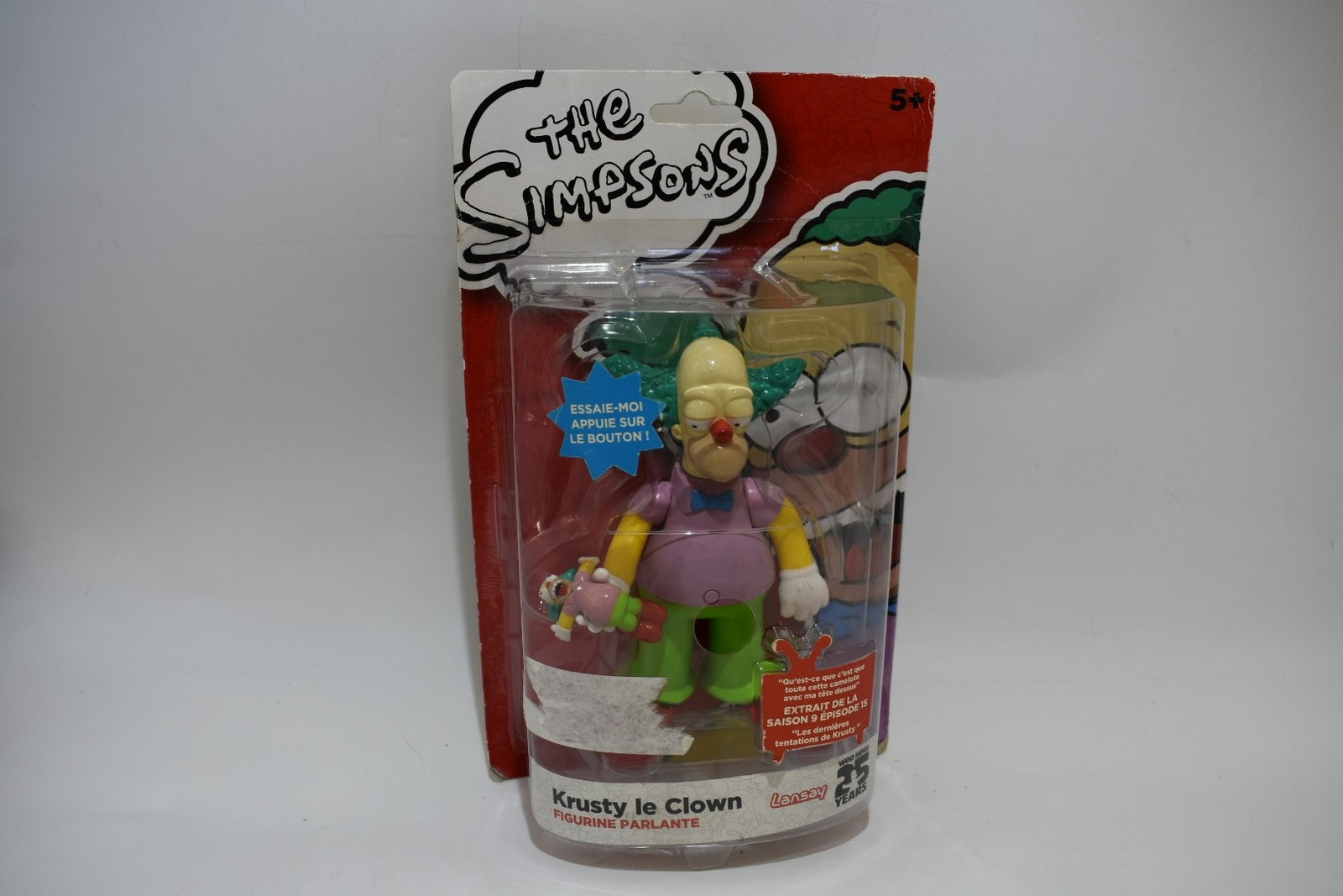 Figurine parlante Krusty le clown Edition lansay 25 years film dess 25cm