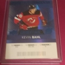 21-22 Upper Deck Kevin Bahl #178 New Jersey Devils Rookie NHL Hockey Card 55/99. rookie card picture