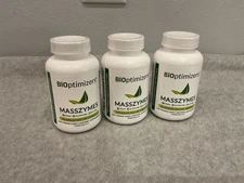 BiOptimizers MassZymes Digestive Enzymes 120 Veg Capsules X 3 360 Total