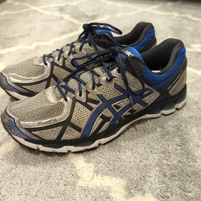 Asics Gel Kayano 21 Mens Size 14 Lightning Royal Running Shoes Athletic 