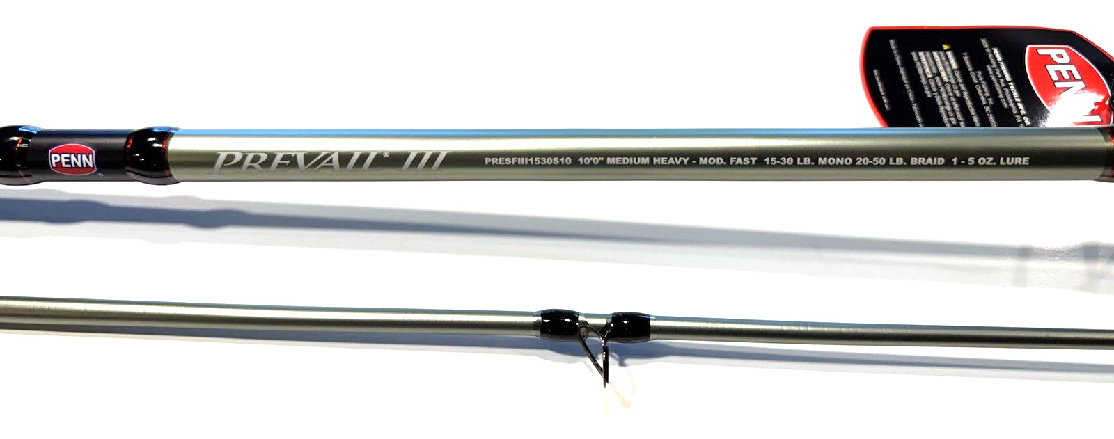 Penn PRESFIII1530S10 Prevail III Surf Spinning Rod 10' Med H