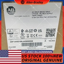 20F1AND186JA0NNNNN PowerFlex Air Cooled 753 AC Drive Brand New AB Free Shipping
