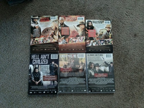 HELL ON WHEELS- Seasons 1-5- DVD (Season 3 - BLURAY) COMPLETE - Picture 2 of 2