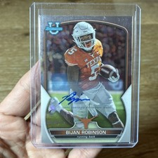 2022 Bowman U Bijan Robinson Auto Autograph Texas Longhorns RB