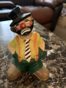 Vintage Wilton Sad Clown Cake Topper Shelf Sitter Hong Kong 1977