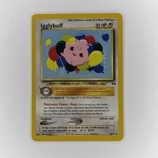 Pokémon Igglybuff 40/75 Neo Discovery Uncommon Basic 2001 Regular English on eBay