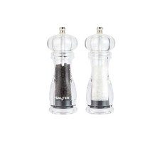 Salter Salt Pepper Grinder Mill Set Contemporary Adjustable Ceramic Grinder