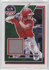 2022 Panini USA Baseball Stars & Stripes Materials Gold /99 Aidan Miller 8mm
