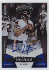 2010 Certified New Generation Mirror Blue Signatures 34/50 Dan LeFevour Auto 2y0