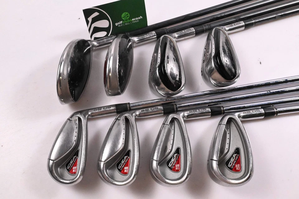 Adams Idea A12 OS Hybrid Combo Irons / 3-PW / Regular Flex ProLaunch Blue - Image 2 of 4
