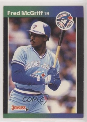1989 Donruss Fred McGriff (*Denotes* on Back) #70 HOF 0l1