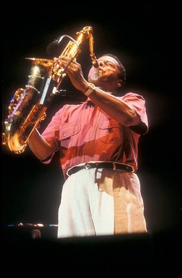 Wayne Shorter American saxophonist during a concert 1991 Music Old Photo 3