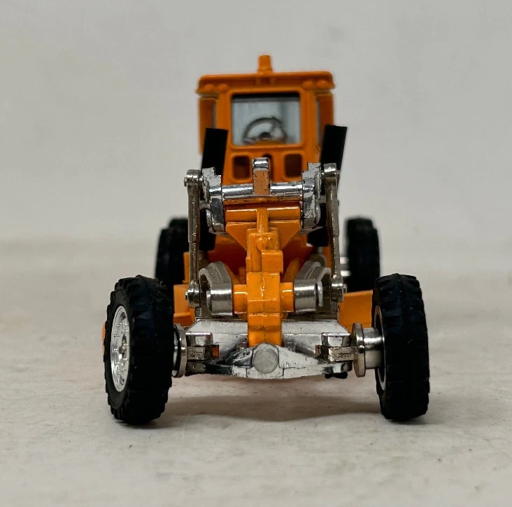 Mini motoniveladora Mitsubishi vintage años 70 Die Cast Shinsei Power Nº 26 BONITA Foto 3 de 4