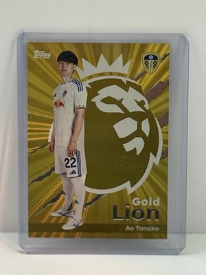 AO TANAKA 2025-26 Topps Premiere League Gold Lion #GL20 Leeds