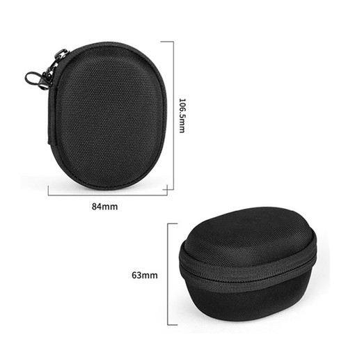 Black EVA Smart Watch Travel Case Zipper Storage Coin Bags For Apple Watch 7/6 - Photo 7 sur 12