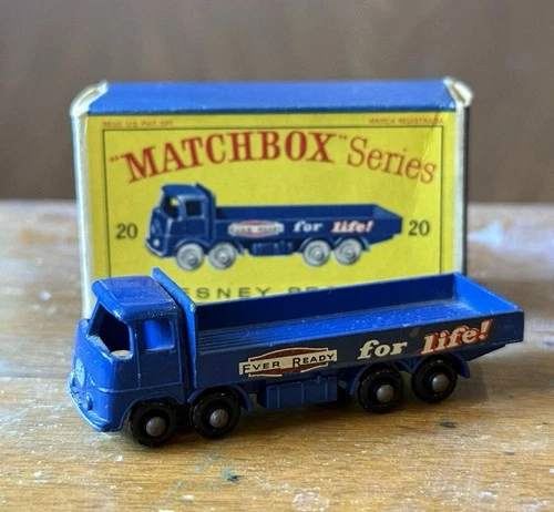 Vintage Lesney Matchbox 20 Transport Truck Toy Car w/ Original Box