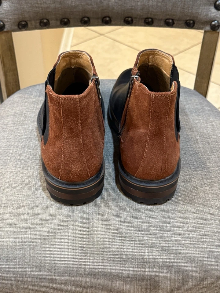 Кожаные и замшевые сапоги Bar III с боковой молнией размер 10,5 M - Изображение 2 из 4