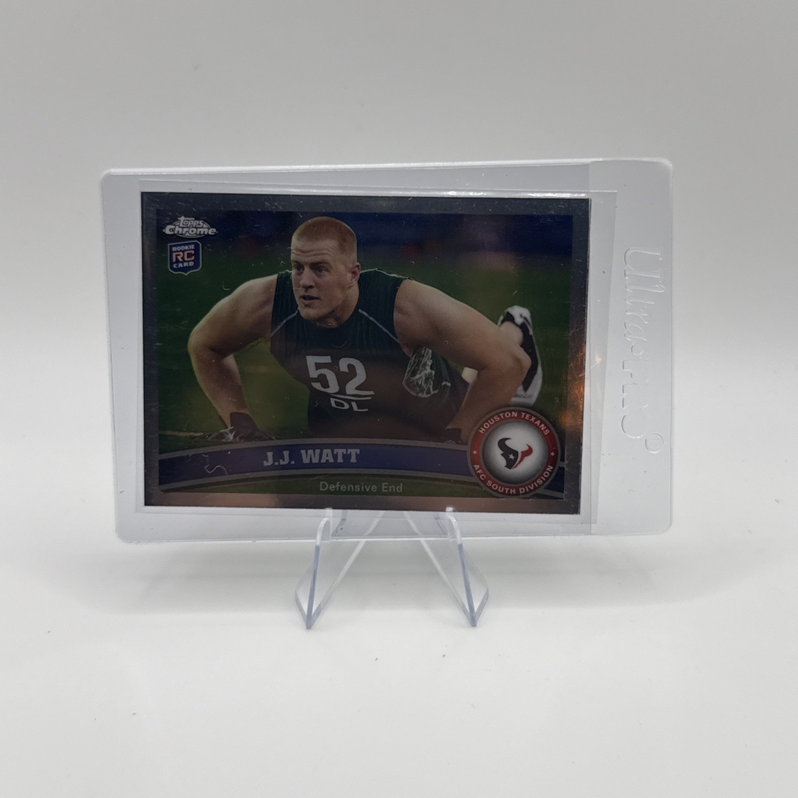 2011 Topps Chrome Rookie Base #104 J.J. Watt RC Houston Texans