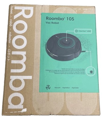 NIB iRobot Roomba 105 Cordless Robot Vacuum Q312020 Multi-Surface Cleaning