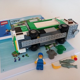 LEGO CITY 4432 GARBAGE TRUCK GARBAGE TRUCK MINIFIG GARBAGE MAN TECHNIC LEGOLAND lo