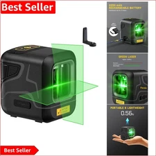 Portable 100 ft Green Laser Level with Magnetic Bracket - Ultimate DIY Tool