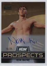 2025 Skybox Metal Universe AEW All Elite Wrestling 16/25 Nick Wayne Auto mp4