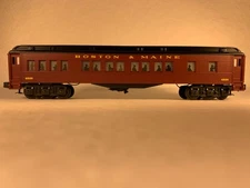 WILLIAMS 'O' GAUGE 3-RAIL, BOSTON & MAINE MADISON STYLE PASSENGER CAR #4518