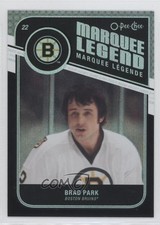 2011 O-Pee-Chee Marquee Legend Rainbow Foil Black Border /100 Brad Park HOF 0m0