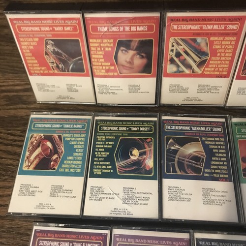 Rare 14 Stereophonic sound Jazz cassette Collection Basie Ellington Miller Shaw - Picture 2 of 12