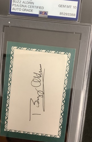 Libro firmado por Buzz Aldrin Apolo NASA Moon Walker PSA/DNA autógrafo gema MT 10 - Imagen 2 de 5