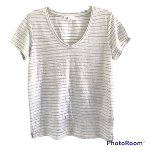 Gap Womens Linen Blend White Gold 