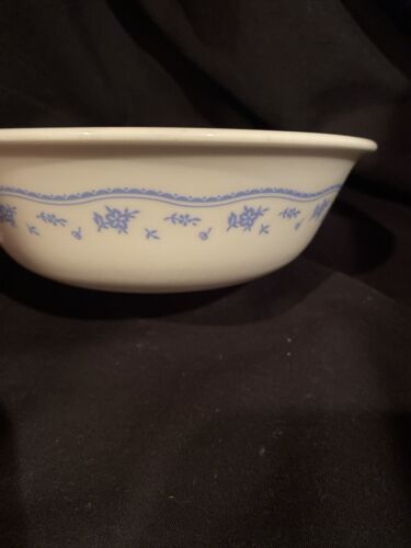 Vintage Corelle Morning Blue Pattern Coupe Cereal Bowl - Bild 2 von 4