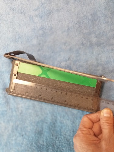Vintage Soviet Paper Cutter, Guillotine for Photos Sharp, USSR,working - Photo 5/14