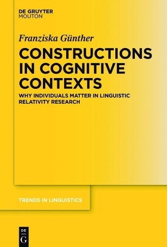 Thumbnail - Franziska Günth Constructions In Cognitive Conte (gebundene Ausgabe)