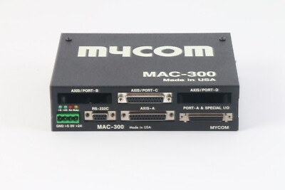 Mycom MAC-300 Multi Axis Motion Controller - Missing Axis/Port B , D