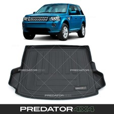 REAR BOOT FLOOR MAT LINER BLACK OEM FIT FOR LAND ROVER FREELANDER 2 L359 07-15