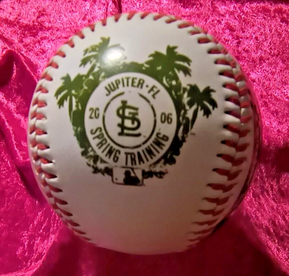 So Taguchi Signed 2006 Cardinals Spring Training Baseball with 2nd signature - Image 2 of 4