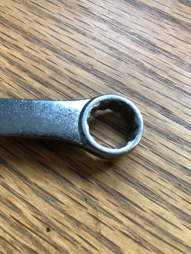 Craftsman Wrench 9/16" Open & Box End W-44696 Vtg - Picture 4 of 5