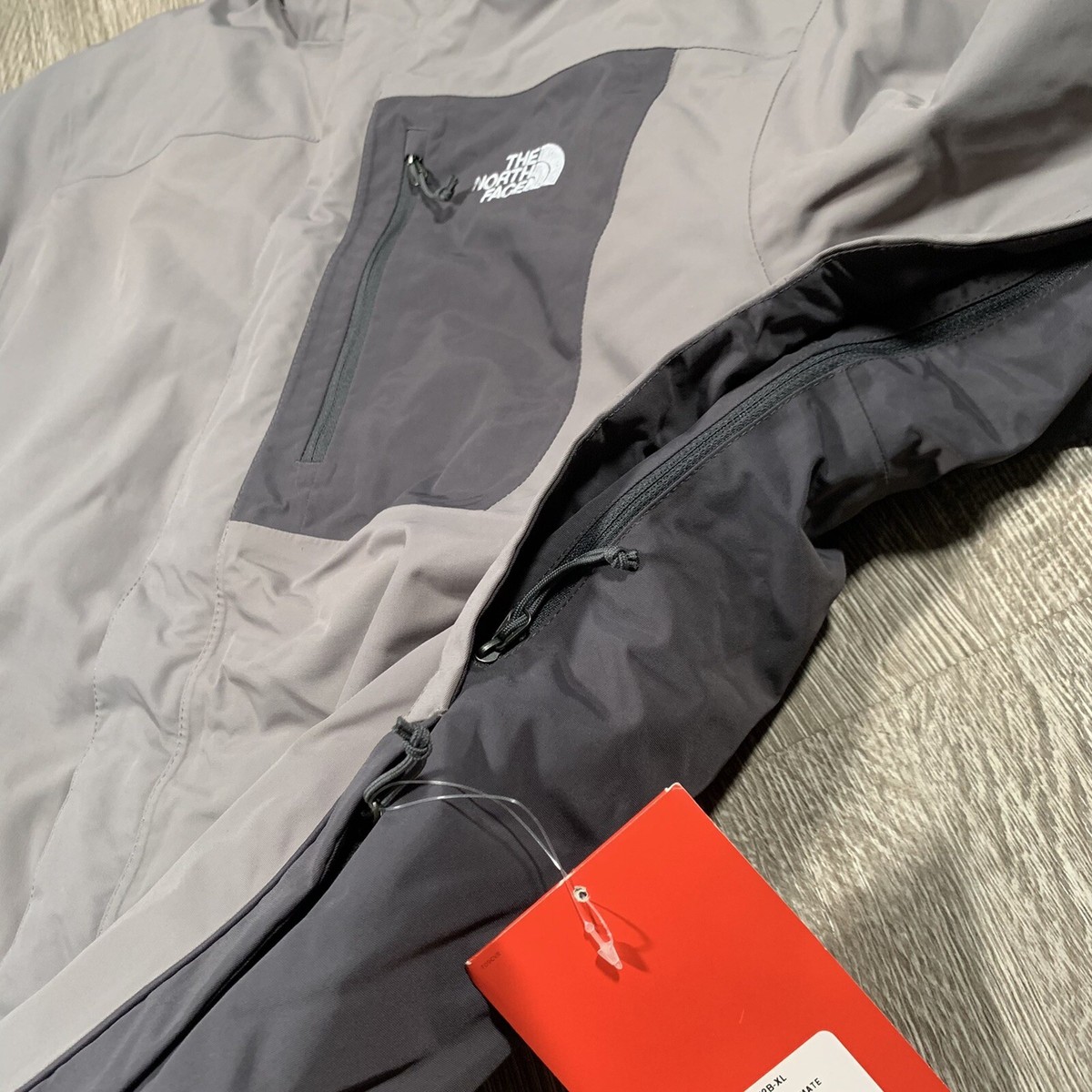 THE NORTH FACE Cassius Triclimate Jacket Full Zip 3 in 1 GREY XL 