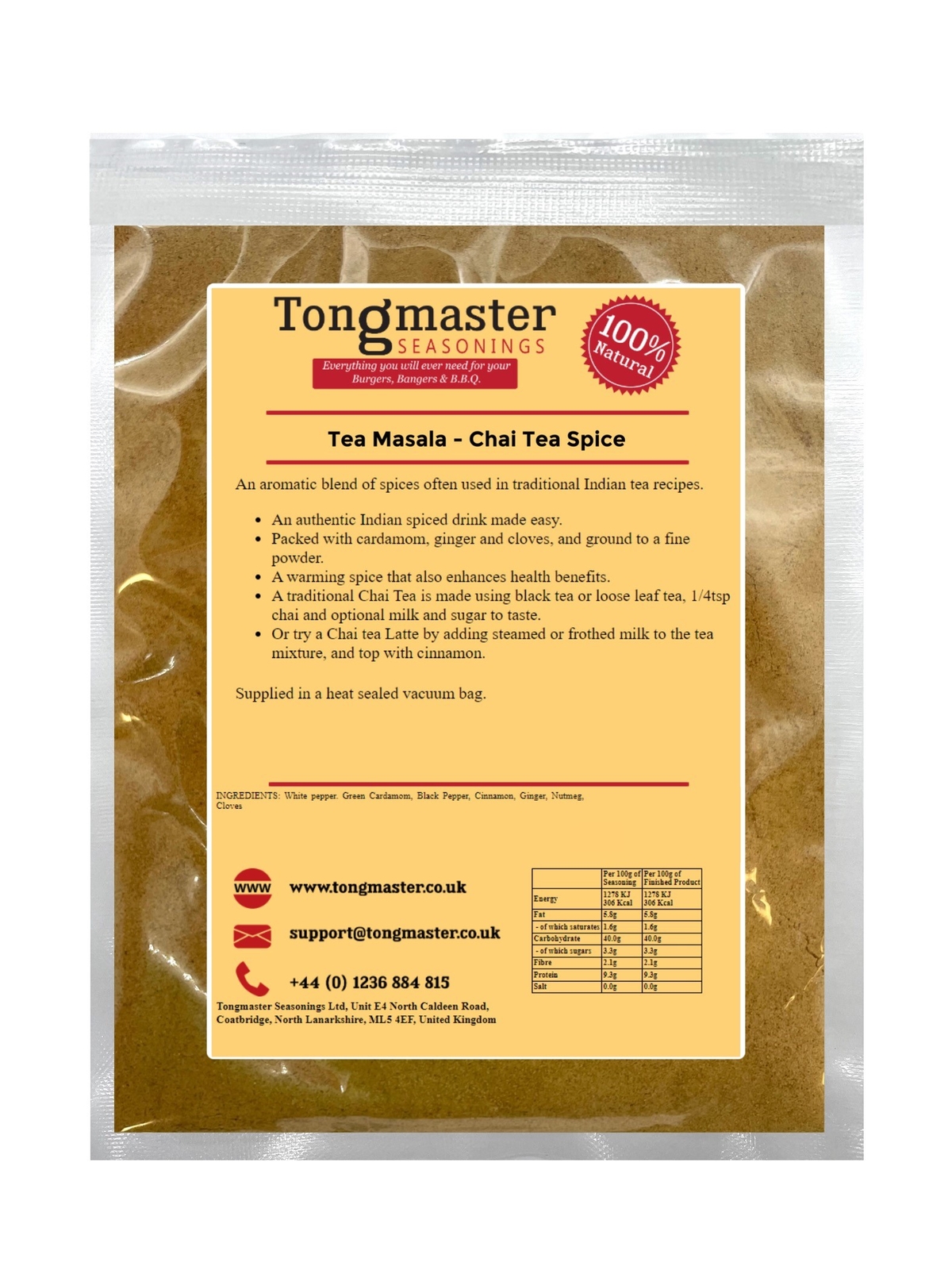Tea Masala (Chai Tea Spice) - 500g